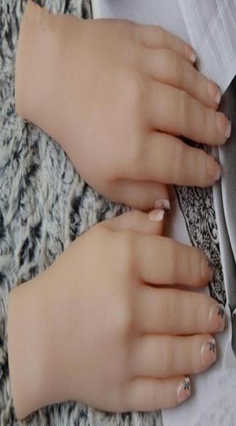 

23cm quality real hand mannequin body props jewelry packaging model nail art hand mannequin halloween woman finger 1pc m010026387828, Black