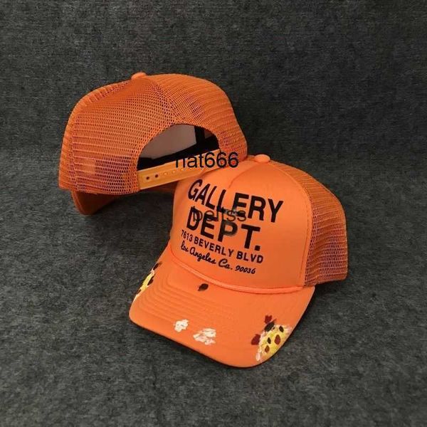 

2023 new hat printing letter galleryes sunshade baseball cap truck fashion casual trend universal, Blue;gray