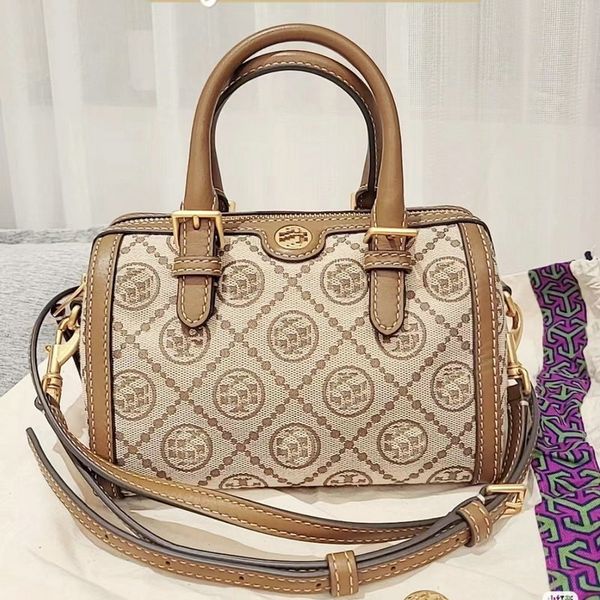 

new women's bag tb new old flower qin score bag boston tote bag one shoulder crossbody handbag drawstring bucket bag 230723