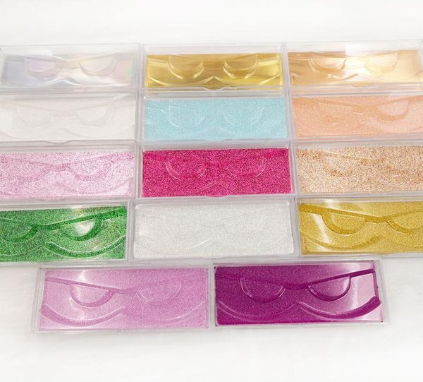 

transparent plastic empty eyelash packaging box container acrylic false eyelashes packaging box cosmetics fake eyelash 3d lashes c2403842