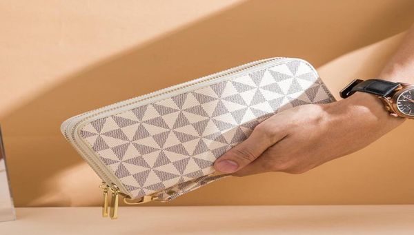 

whole factory ladies purse retro classic printing long wallet street popular multifunctional plaid clutch bag simple joker con5201834, Red;black