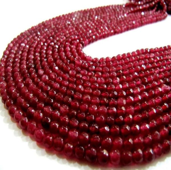 

natural green jaderuby red jade round faceted beads 4mm strand 15 inch long9753946, Green;white