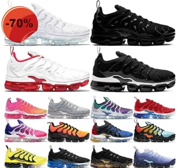

sandals with box plus tn designer running shoes airmaxs vapores max air sports sneakers for women mens fresh triple black white magic blue