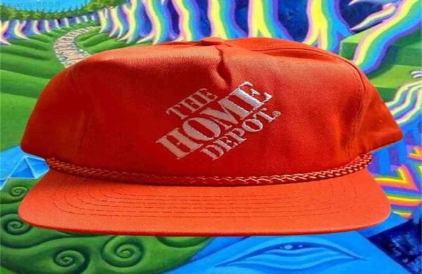 

old home depot truck driver snapback hat rope012345676406785, Blue;gray