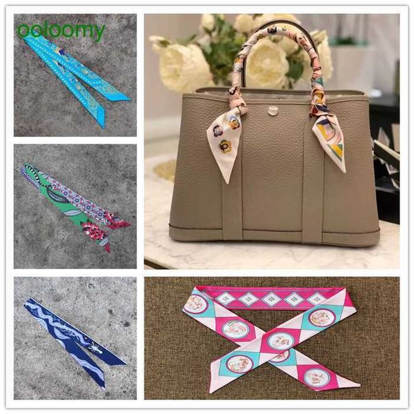 

hemres designer cravat binding a bag scarves anti fouling small ribbons women's bags decorative straps, Black;purple