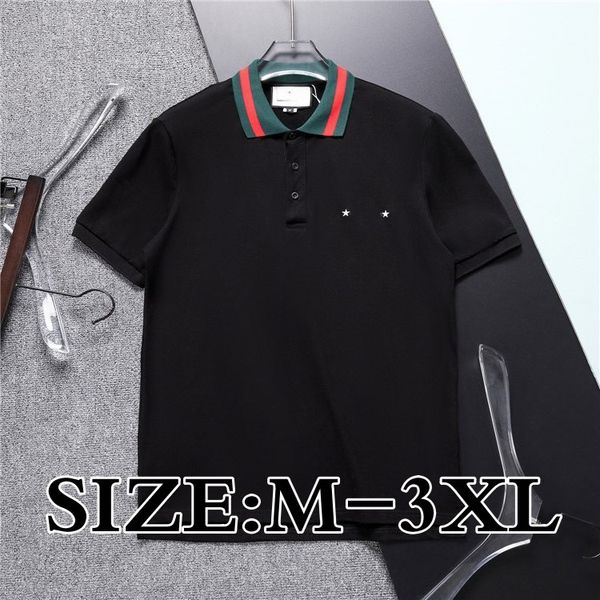 

designer polo shirt guc men summer tpolo womens luxury designers for men letter polos embroidery tshirts clothing sleeved tshirt large tees, White;black