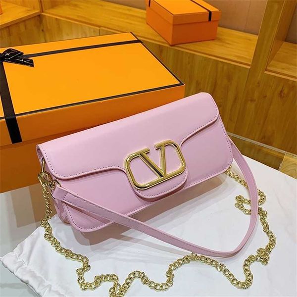 

50% off factory online pink bag 2023 new fashion high appearance underarm small fragrant wind one shoulder crossbody