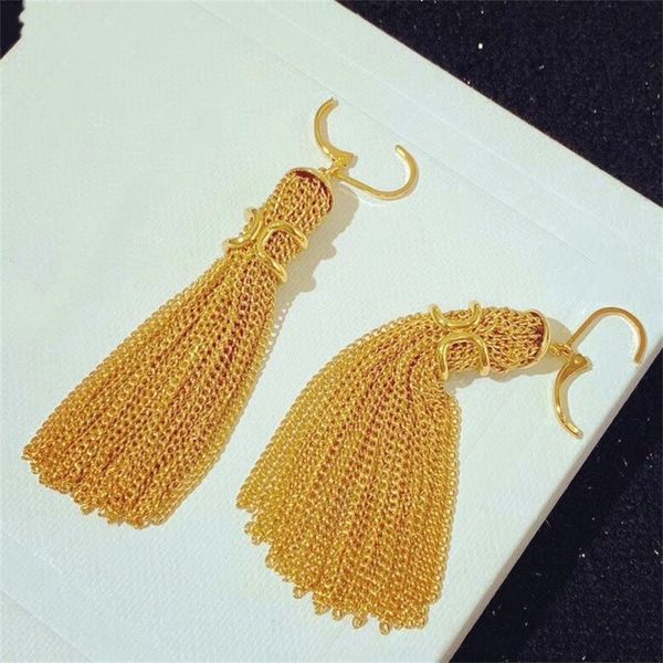 

classic stud style women's luxury letter earrings nbcjknfd, Golden;silver