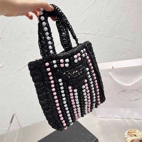 

24% off 2023 handbag ins new fashion handbag women's autumn easy to wear straw woven handheld small square bag