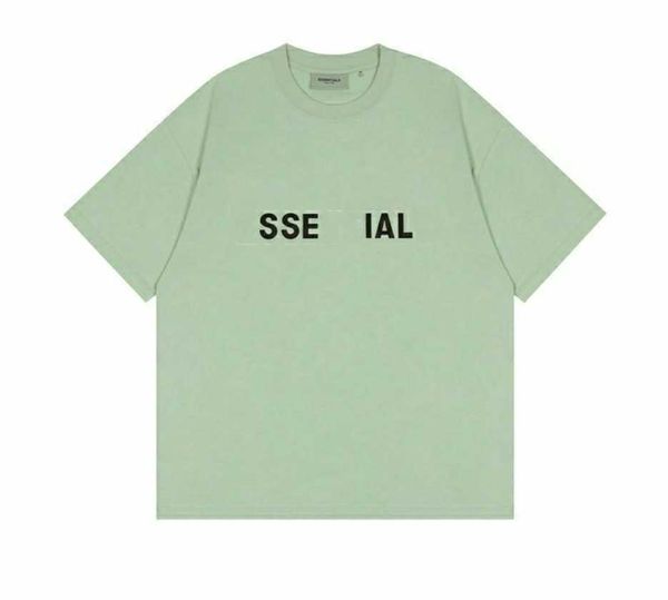 

cotton t-shirt men's double line essen high street fashion brand short sleeve summer t-shirt loose couple, White;black