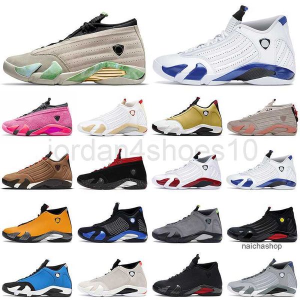 

14 14s men basketball shoes fortune winterized archaeo brown red lipstick shocking pink ginger clot sepia stone wolf grey mens trainers 3.5