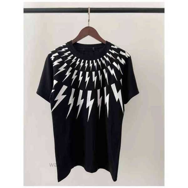 

shion-summer women men lady summer beach clothing short sleeve neil barrett casual tshirt 2 1 w42m, White;black