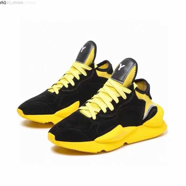 

designer brand casual shoes y-3 hight sneakers boots breathable men and women shoe couples y3 outdoor trainers, Black