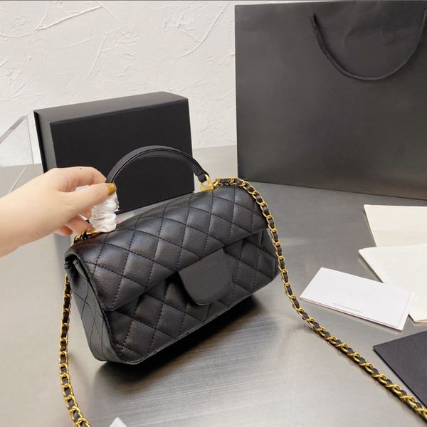 

designer bags shoulder bag totes bags chain bagss clutch flap luxury caviar handbag check velour thread purse double letters solid hasp wais