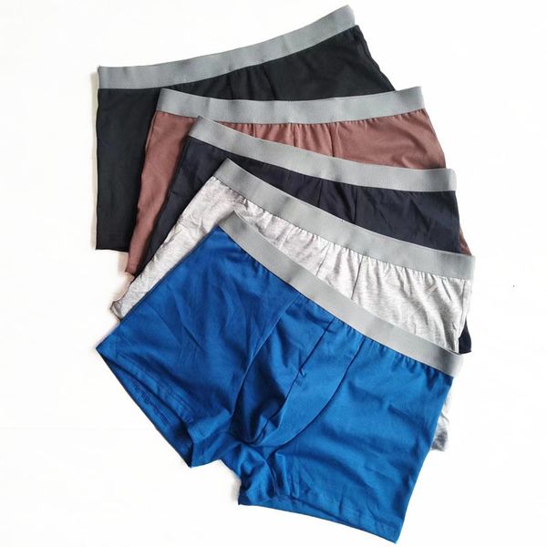 

underpants 5 pieces men panties underwear male cotton boxer casual breathable underpants comfortable shorts 230508, Black;white