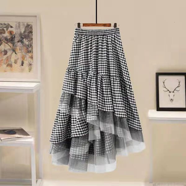 

skirts high low black tulle skirt asymmetrial hem tutu layered wedding bridal gown high waist pleated prom skirt gala stylish saia 230508