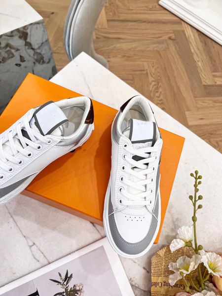 

new luxury fashion sneaker men causal shoes fashion woman leather lace up sneakers white black 0502