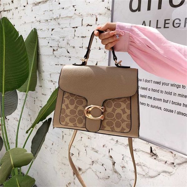 

purses wine god bag fashion versatile contrast color handheld small square one shoulder crossbody women's