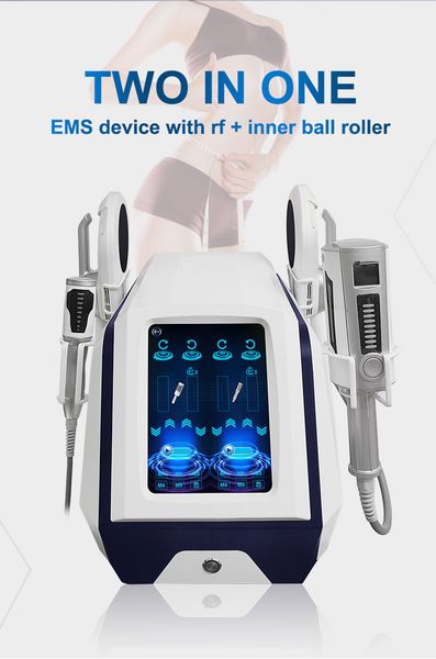 

2 in 1 ems inner ball rollers bearing rollerball slimming emslim muscle trainning machine 360 rotary for body rebuilding multifunction fat l