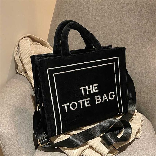 

20% off 2023 handbag embroidered letter tote new personalized fashion design one shoulder women's crossbody bag