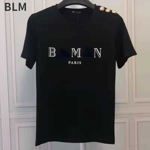 

fashion mens designer t shirt womens letter print short sleeve round neck cotton tees polo size s-2xl, White;black