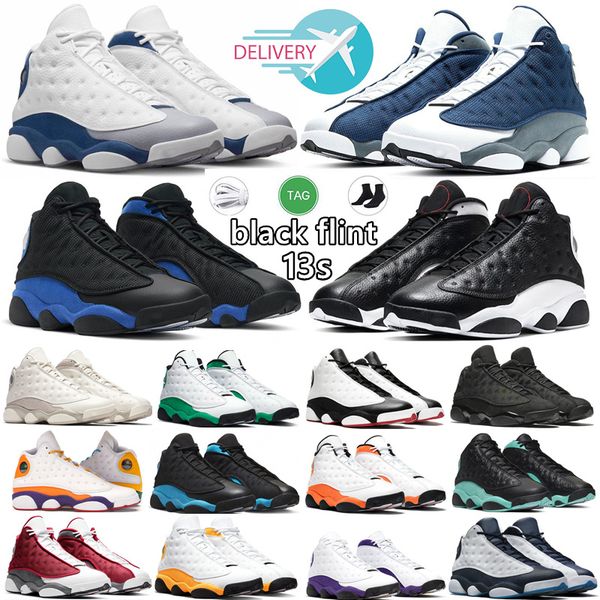 

2023 jumpman 13 13s men basketball shoes hyper royal french blue linen island green phantom obsidian midnight navy del sol barons gym mesh f