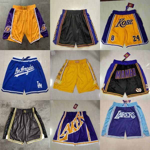 

basketball shorts los angeles''lakers''throwback pocket purple, Black