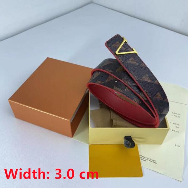 

fashion designer belt smooth buckle belt retro design thin waist belts for womens width 30mm genuine cowhide 16 color optional with box, Black;brown