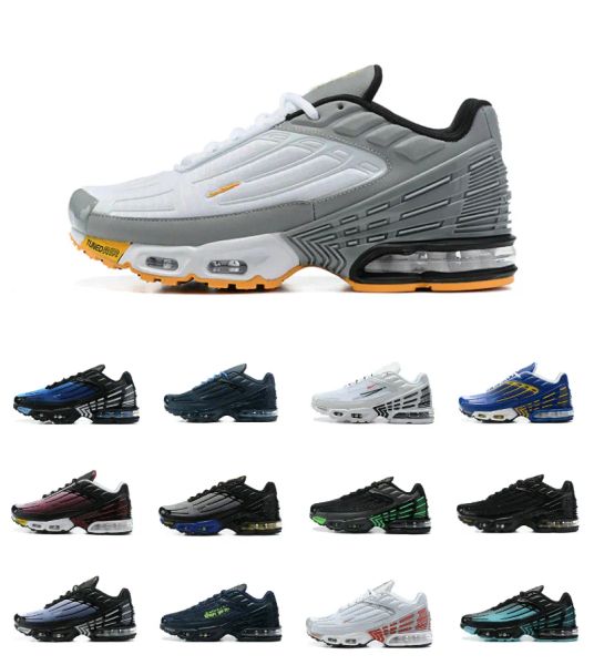 

mens tn 3 plus tuned iii running shoes tns vast parachute crater deep royal trainers noir triple black wolf grey white aquamarine blue nebul