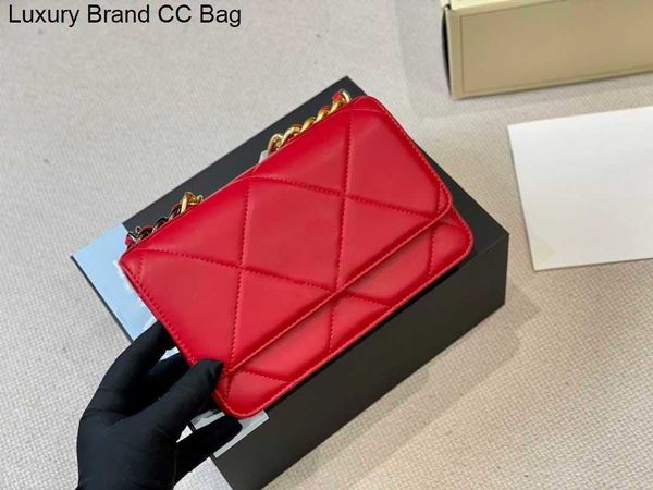 

bag cc cross body vintage designer bags luxury cc shoulder woc flap crossbody bag leather 19 quilted black purse women lambskin handbag popu