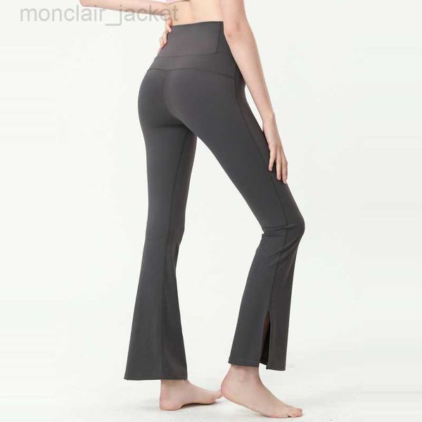 

desginer al yoga legging originoriginbell pants women's high waist and hip lift tight fitness pants running sports suit new style, Black