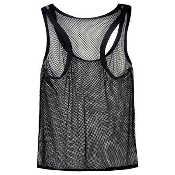 

men' tank vest large mesh breathable camisole tank undershirt clothes men sleeveless shirts singlet fitness 230506, White;black