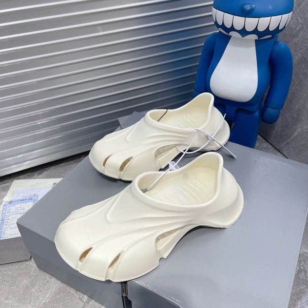 

logo pool rubber mules slippers slides sandals heeled flat heels antiskid shoe women's luxury designers summer fashion casual shoes fac, Black