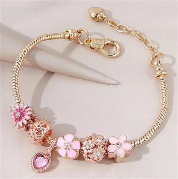 

gorgeous diy beaded flower oil bracelet - perfect for any occasion, Golden;silver