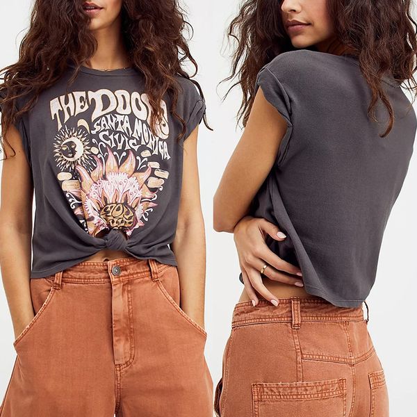 

womens tshirt women tshirts fashion knotted hem allmatch female s short sleeve 230508, White