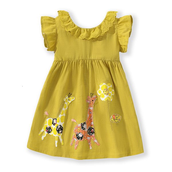 

girl s dresses little maven summer girls animal giraffe kids elegant for fancy beach 230508, Red;yellow