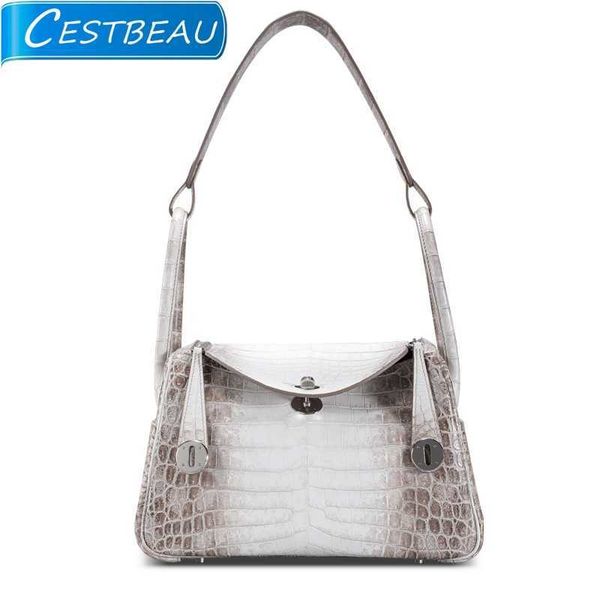 

tote bag designer bag handbag crossbody bag lindys crocodile skin gradient genuine leather women's bag one shoulder handbag