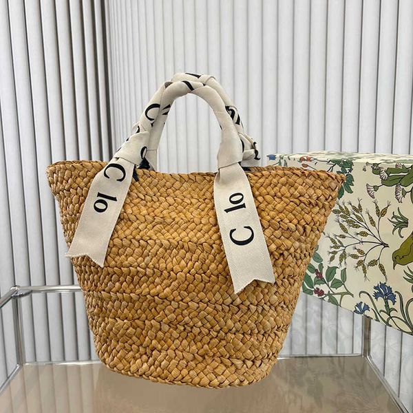 

woven totes designer handbag women beach bag raffia tote casual shoulder shopper bag woman handbags straw duffle basket bags purse 230508