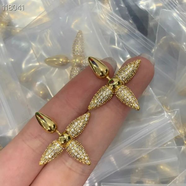 

r luxury mix letter gold earrings for women lady party wedding lovers gift engagement jewelry for bride, Golden;silver