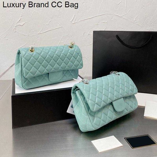 

bags cc shoulder outdoor bags 2023ss lambskin classic double flap sacoche purse gold/silver metal hardware multi pochette lambs pocket luxur