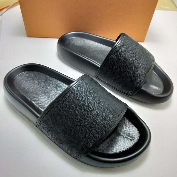 

designers pool pillow mules women sandals sunset flat comfort mules padded front strap slippers fashionable easy-to-wear style slides2, Black