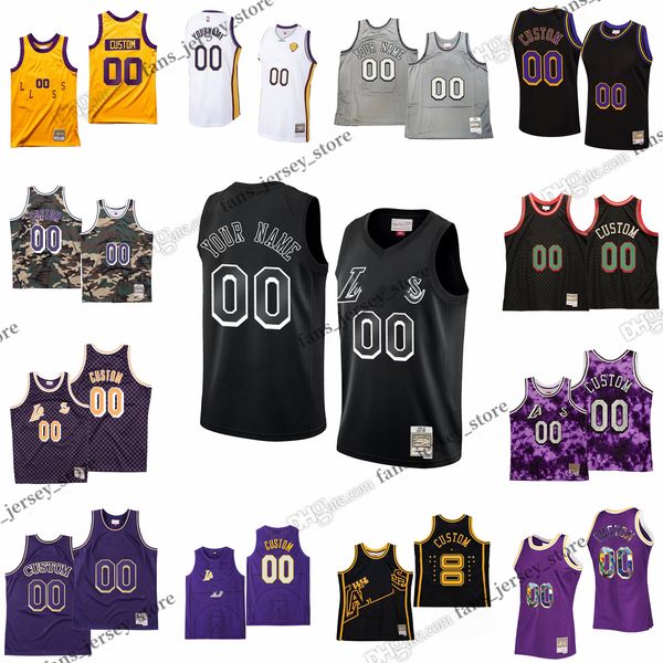 

james custom retro mitchell and ness basketball jerseys d'angelo reaves russell anthony malik mo davis beasley bamba rui hachimura brow, Black;red