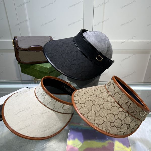 

wide brim straw hats designer visor sun hat summer women luxury designer bucket hats casquette letter embroidery outdoor uv sunglasses hat a, Blue;gray