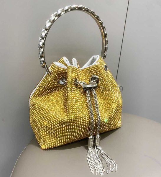 

qwertyui879 evening bags luxury designer purses and handbags bags for women silver bucket clutch purse evening banquet bag crysta rhinestone