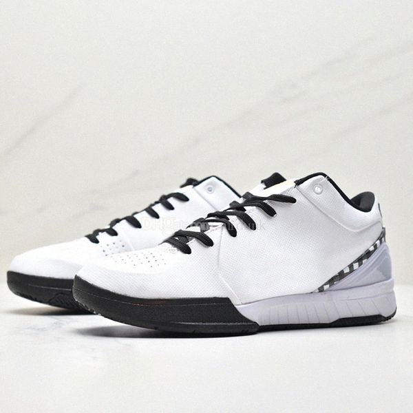 

mamba 4 protro mambacita basketball shoes gigi men white black metallic gold bright designer mens trainers sports outdoor sneakers kbs 4 siz