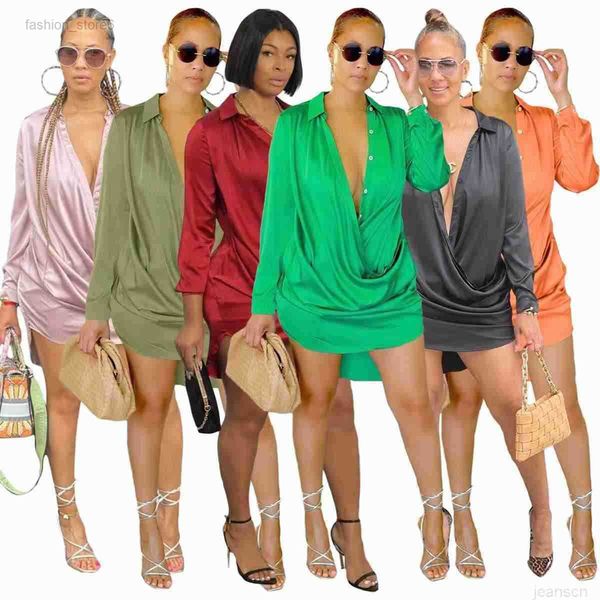 

women's clothing graduation dress spring and summer new casual solid color double door shirt maxi dress long sleeves woman classic dres, Black;gray