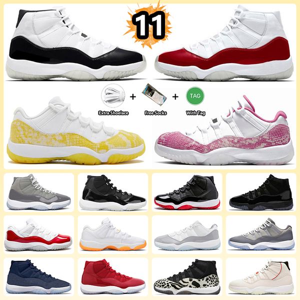 

11 cement grey basketball shoes cherry 11s yellow snakeskin midnight navy varsity red jubilee navy blue snakeskin bred cool grey sneakers fo