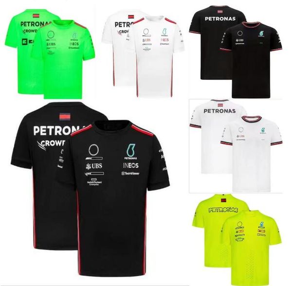 

new summer round neck shirt 2022f1 racing short sleeve same custom