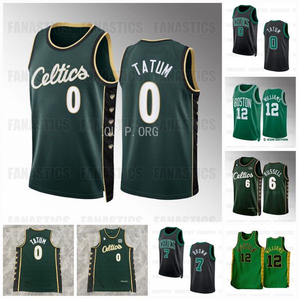 

8porzingis jayson tatum 2023 basketball jerseys jaylen 7brown celtices malcolm13 brogdon derrick 9white marcus 36smart al 42 horford grant 1, Blue;black