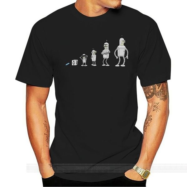 

men s t shirts 100 cotton o neck custom printed tshirt men t shirt bender evolution geek women t shirt 230508, White;black